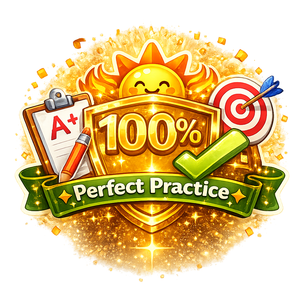 Perfect practice badge